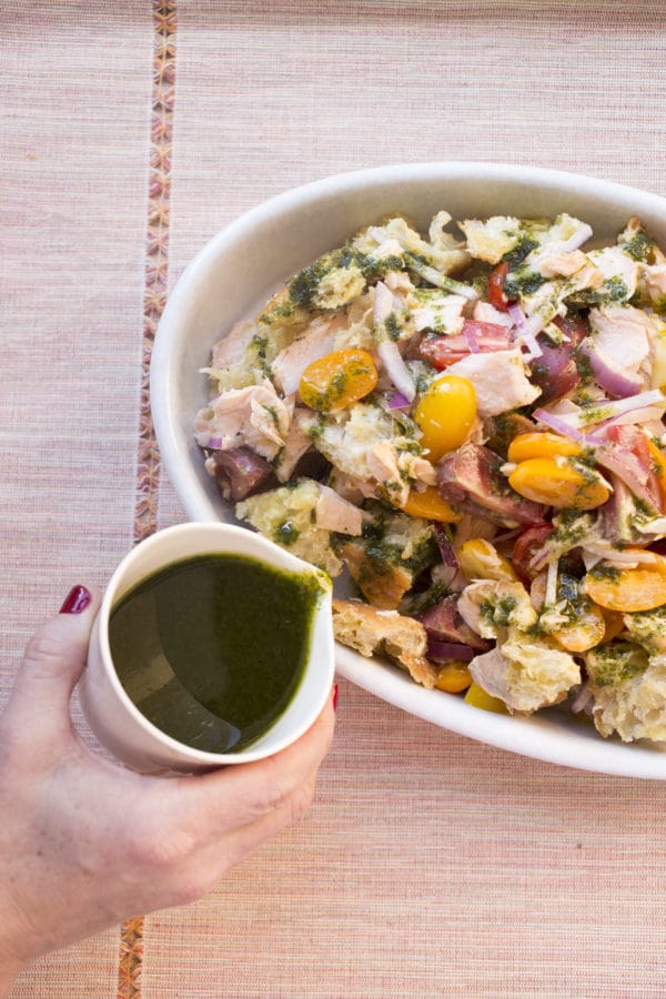 Tomato Panzanella / Lucy Beni / Katie Workman / themom100.com