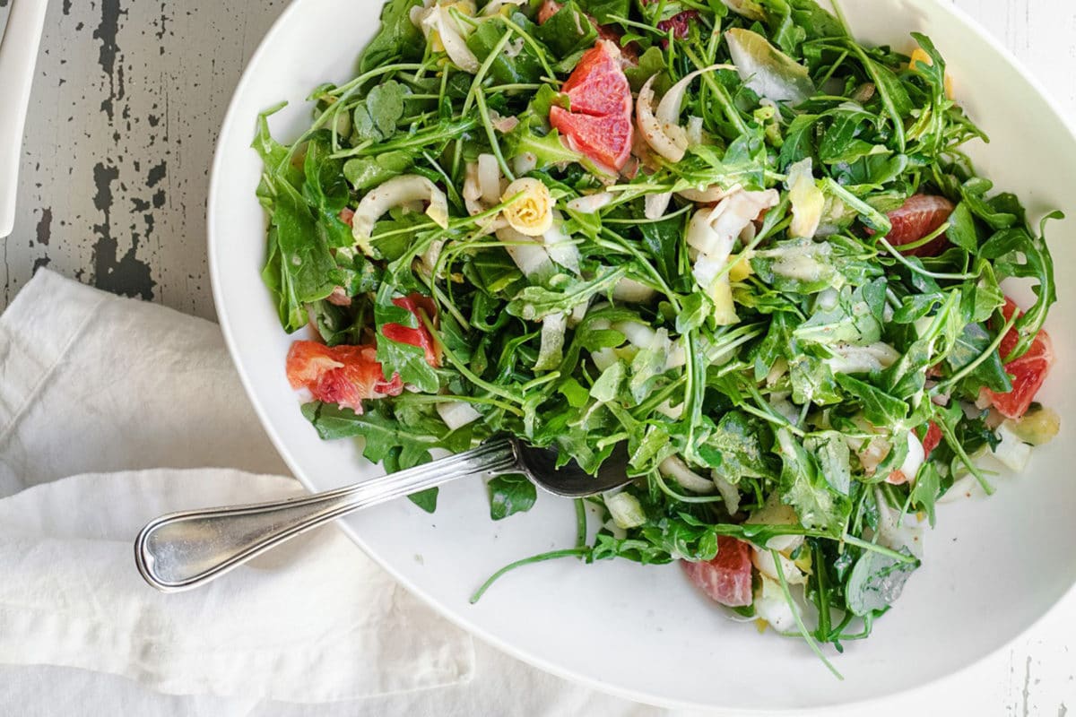 Endive Arugula and Orange Salad