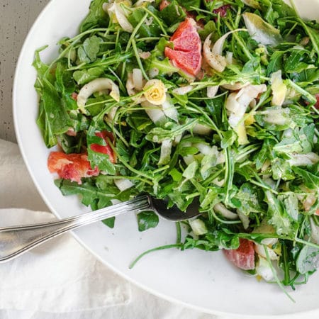 Endive Arugula and Orange Salad