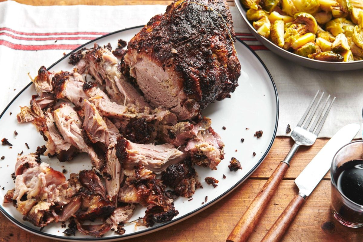 Easy Fall Apart Roasted Pork Shoulder Recipe The Mom 100