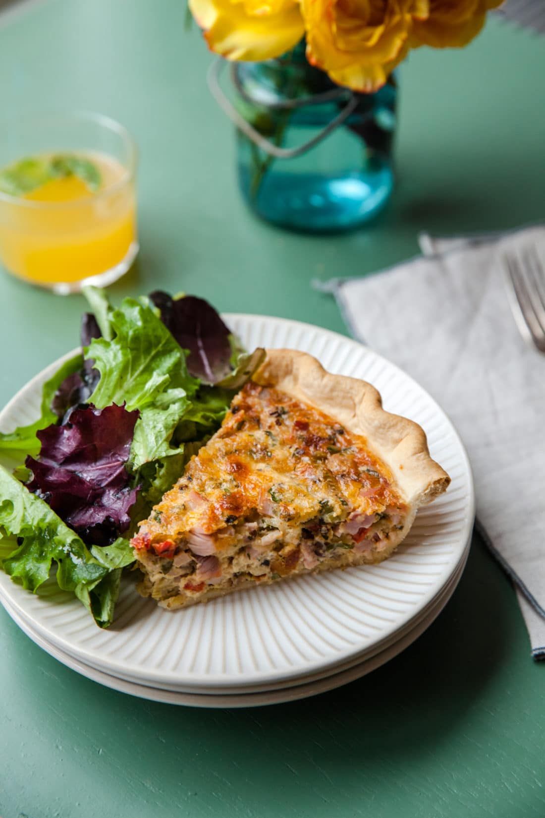 Ham and Cheese Pie / Carrie Crow / Katie Workman / themom100.com