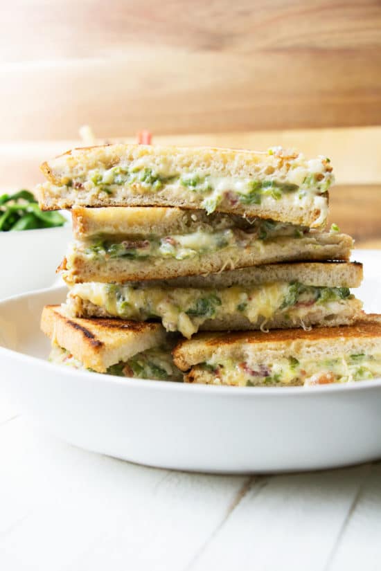 Jalapeno Popper Grilled Cheese / Mandy Maxwell / Katie Workman / themom100.com