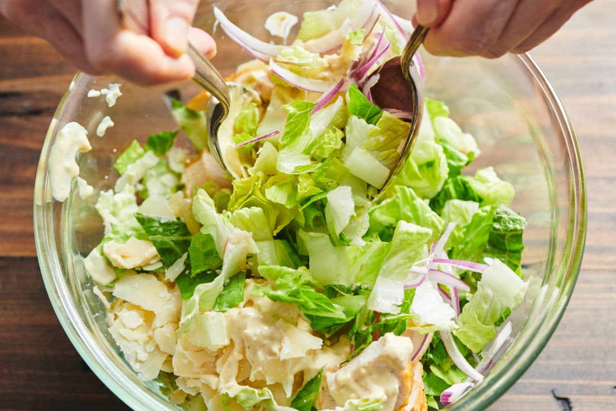 Grilled Chicken Caesar Salad Wraps