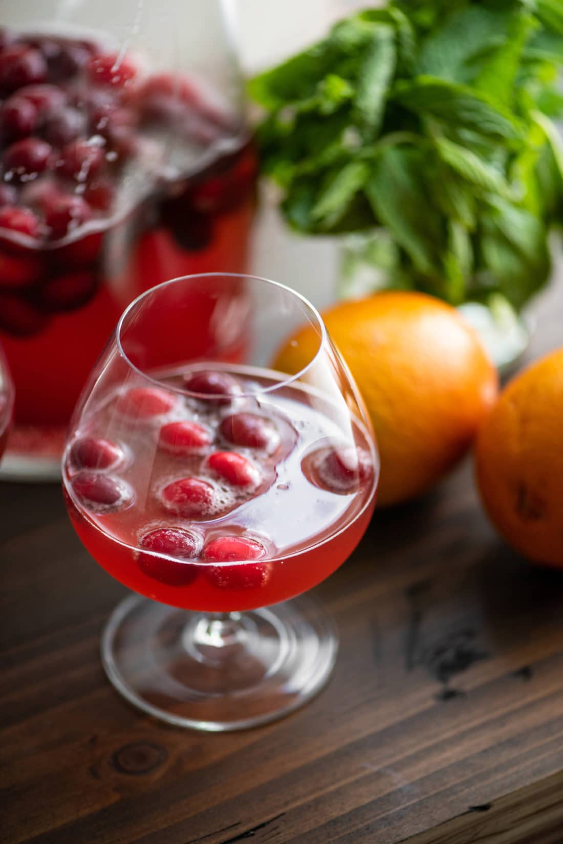 Cranberry Orange Shrub / Katie Workman / themom100.com / Photo by Cheyenne Cohen