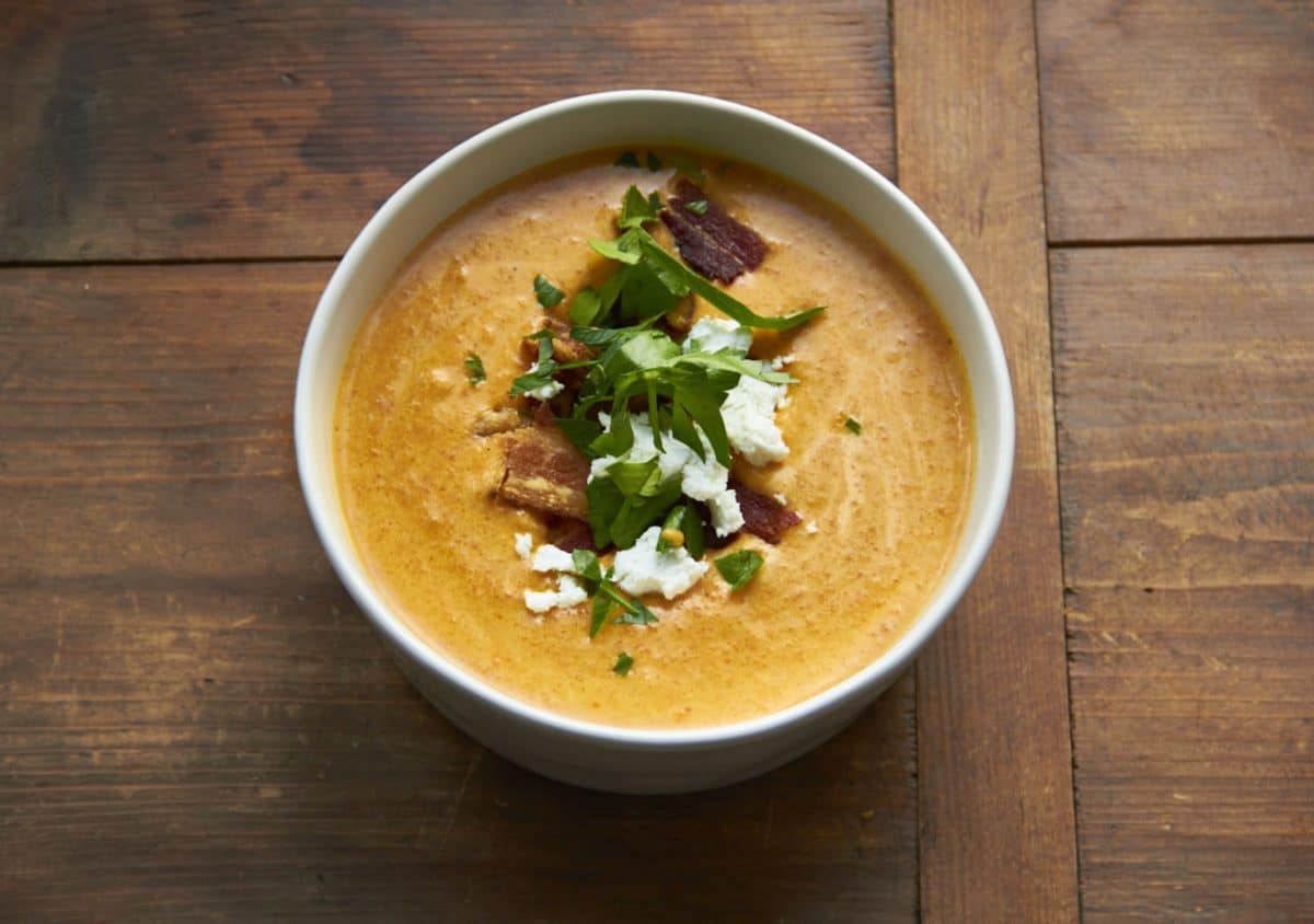 Cream of Carrot Soup / Mia / Katie Workman / themom100.com