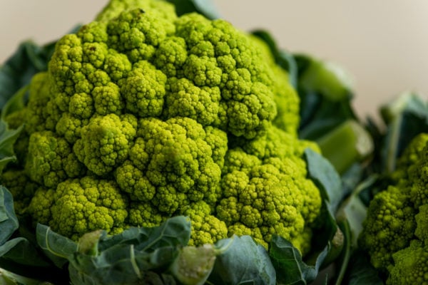 How Do You Know Which Broccoflower to Buy (and Where is Broccoflower in the Market)? / Katie Workman / themom100.com / Photo by Cheyenne Cohen