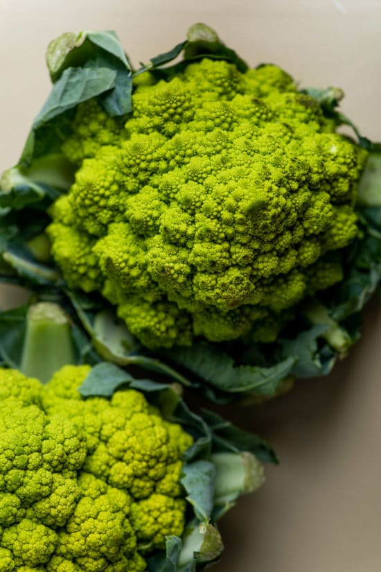 What Does Broccoflower Look Like? / Katie Workman / themom100.com / Photo by Cheyenne Cohen