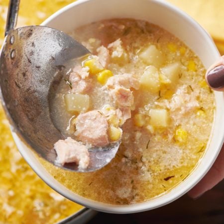 Salmon Corn Chowder