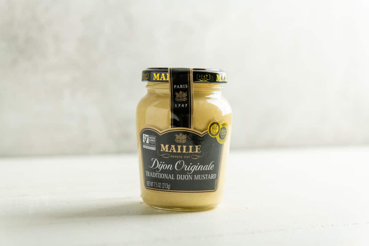 Jar of Mailie Dijon Mustard.