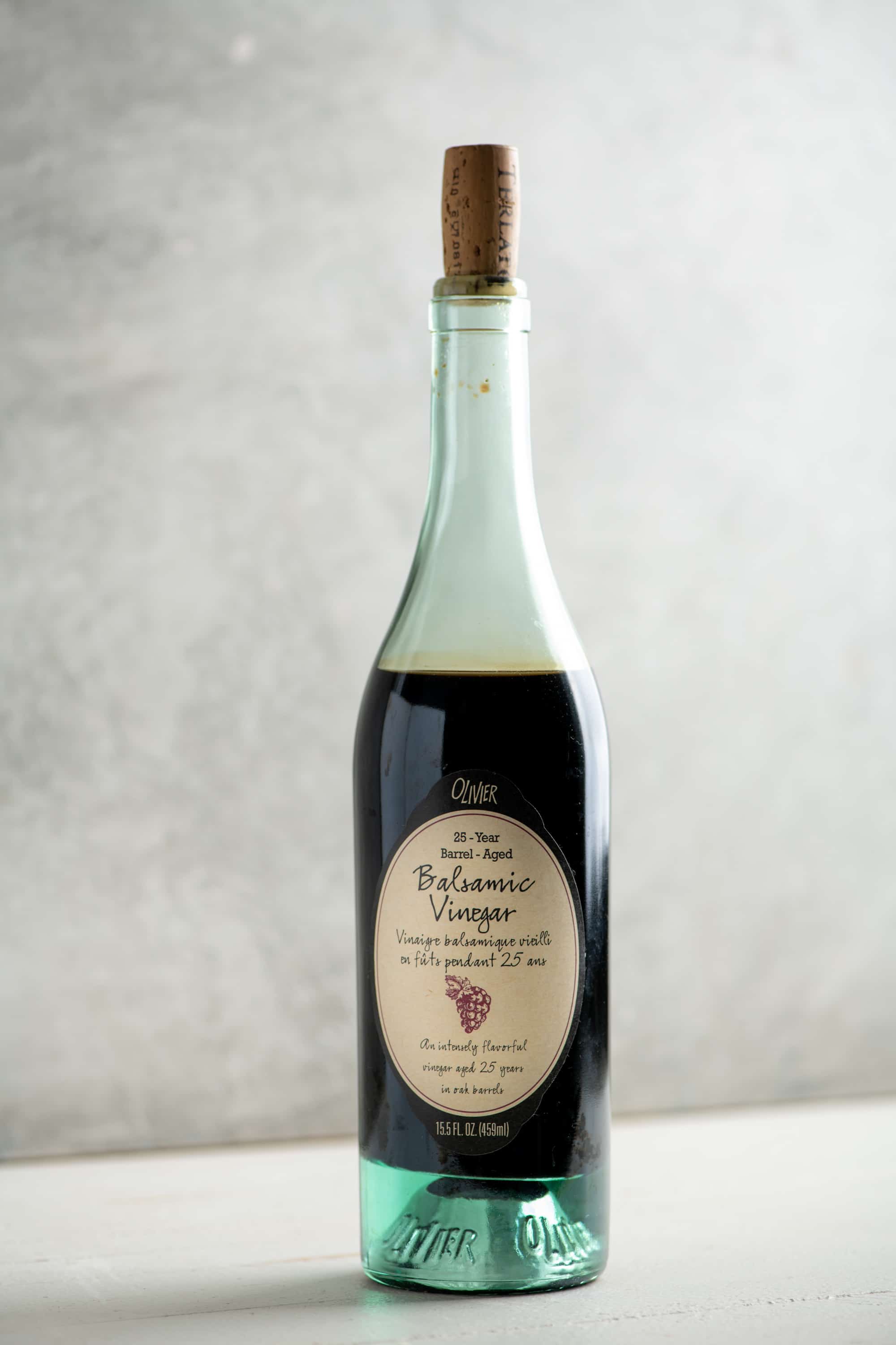 Bottle of Oliver Balsamic Vinegar.