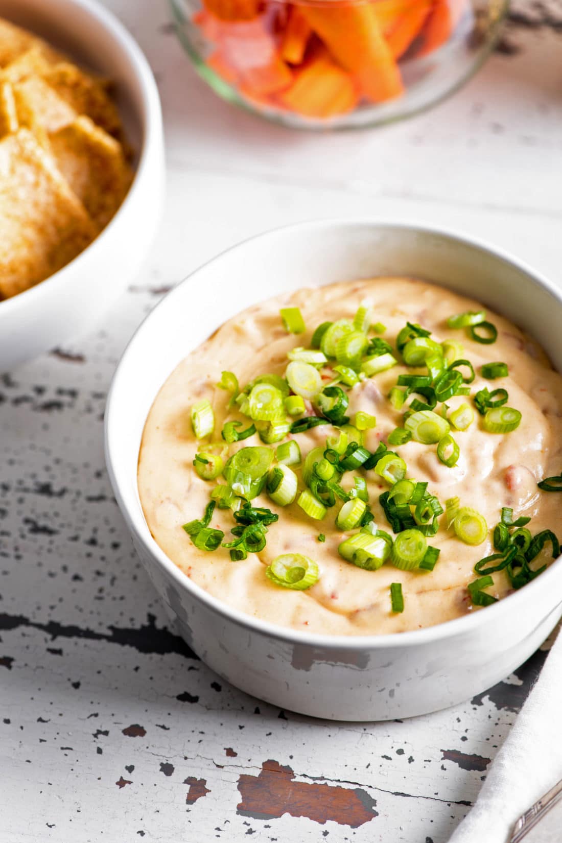 Bowl of Hot Pimento Cheese Dip