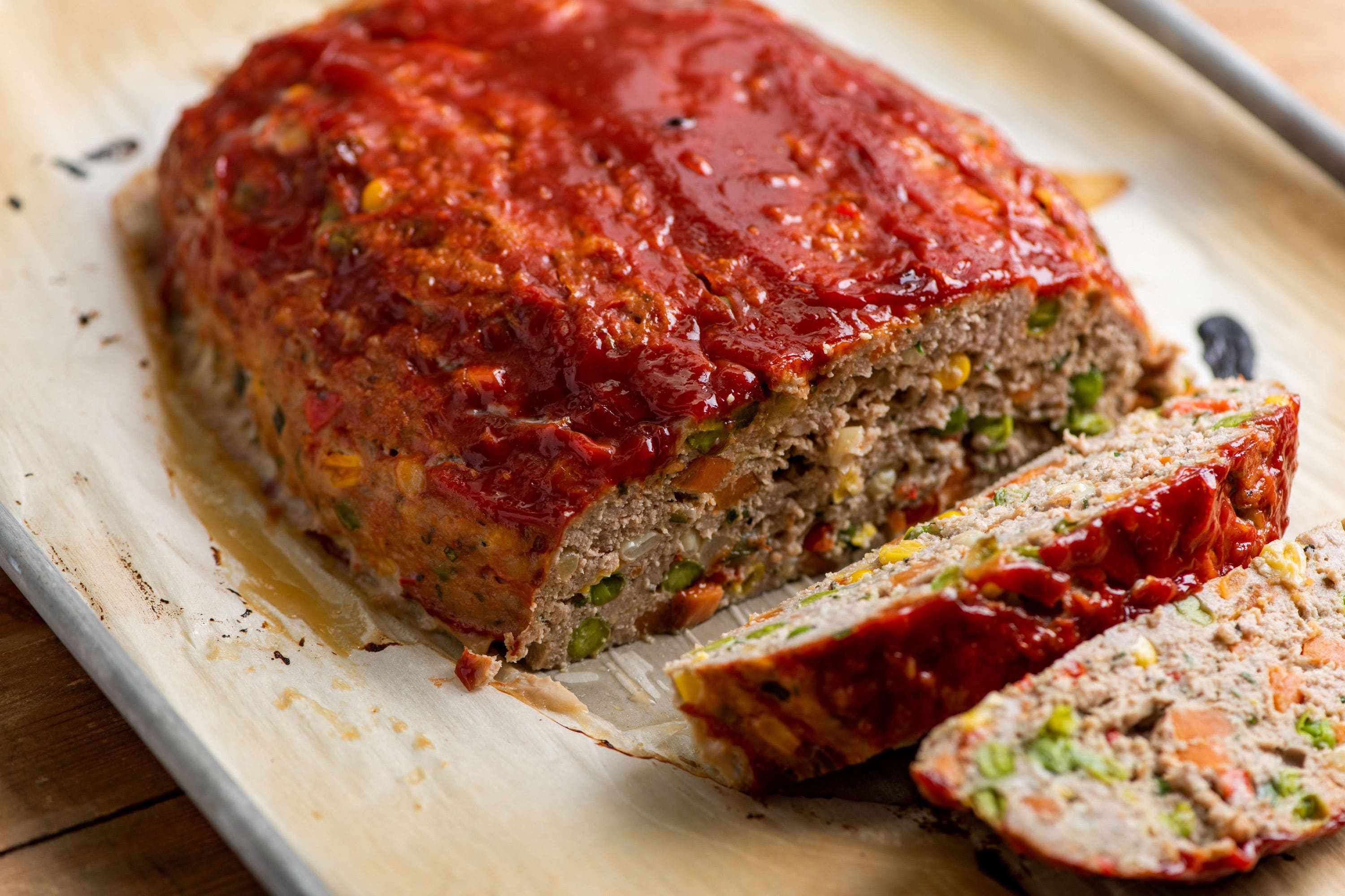 Vegetable Studded Turkey Meatloaf Recipe — The Mom 100