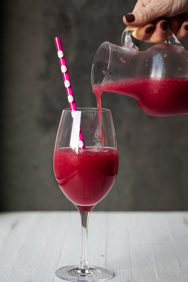 Frozen Pomegranate and Citrus Cocktail / Carrie Crow / Katie Workman / themom100.com