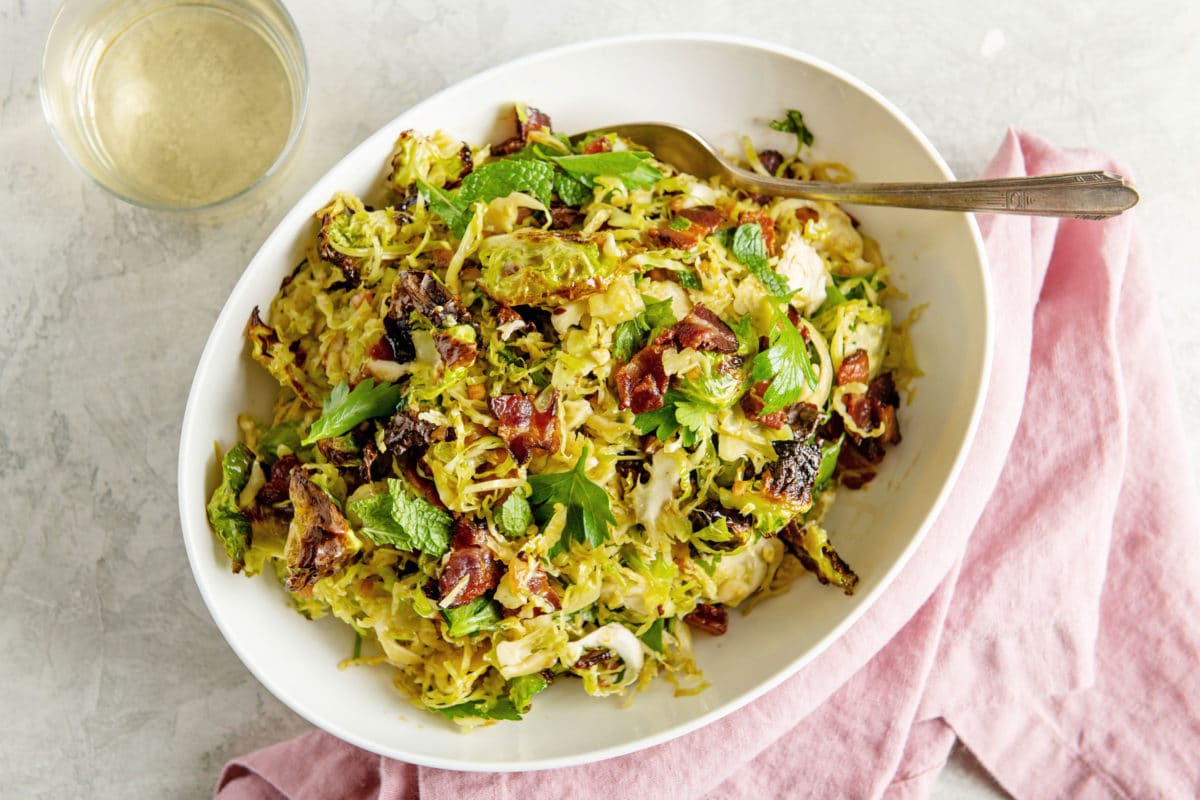 Crispy Brussels Sprouts Salad