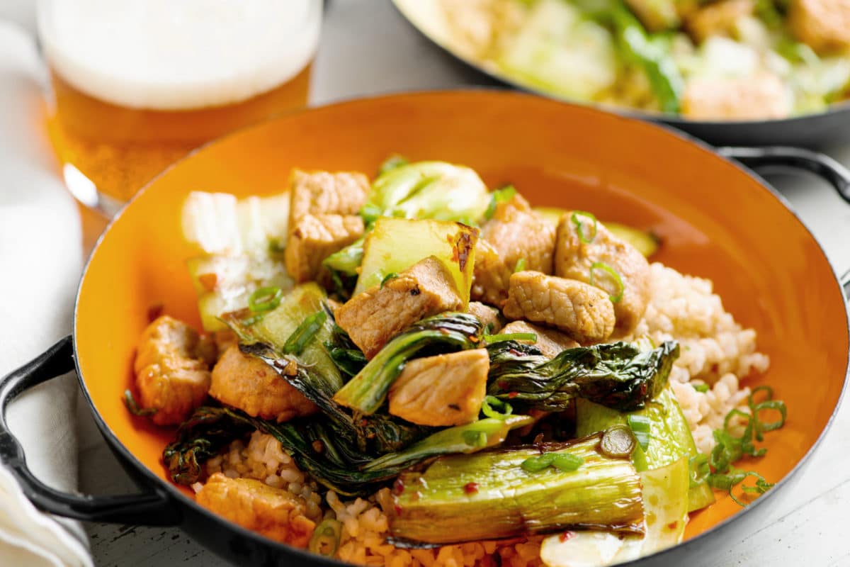 Pork and Bok Choy Stir Fry