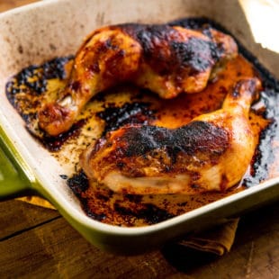 Baked Chicken Legs with Herbs and Lemon