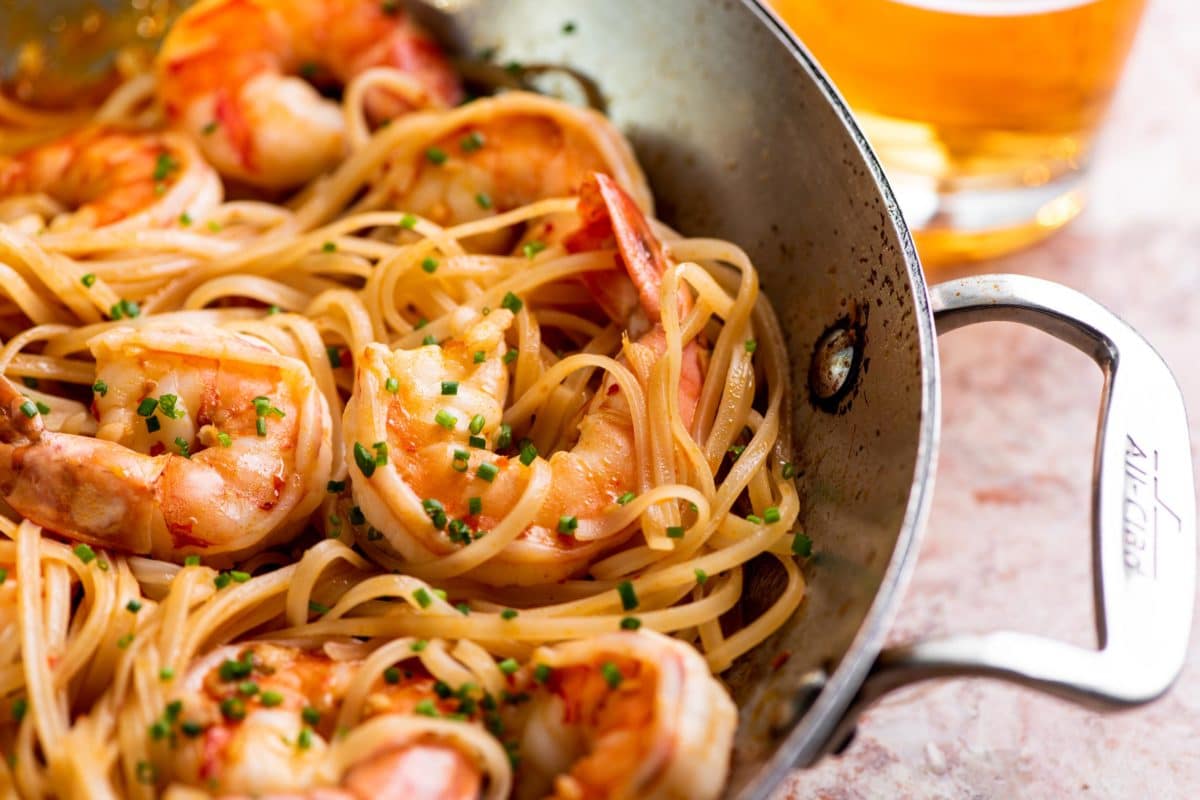 Asian Stir Fried Shrimp and Rice Noodles Recipe — The Mom 100