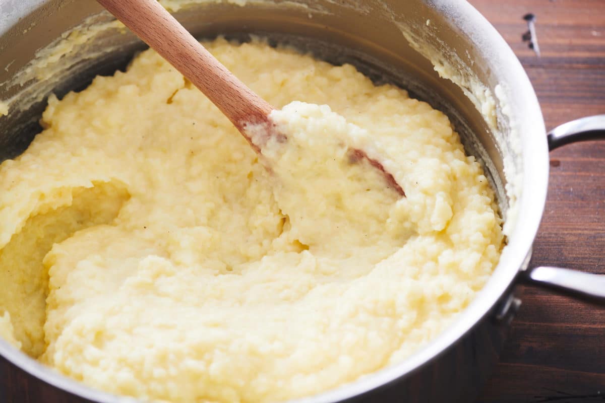 Mashed Potatoes with Parmesan Cheese
