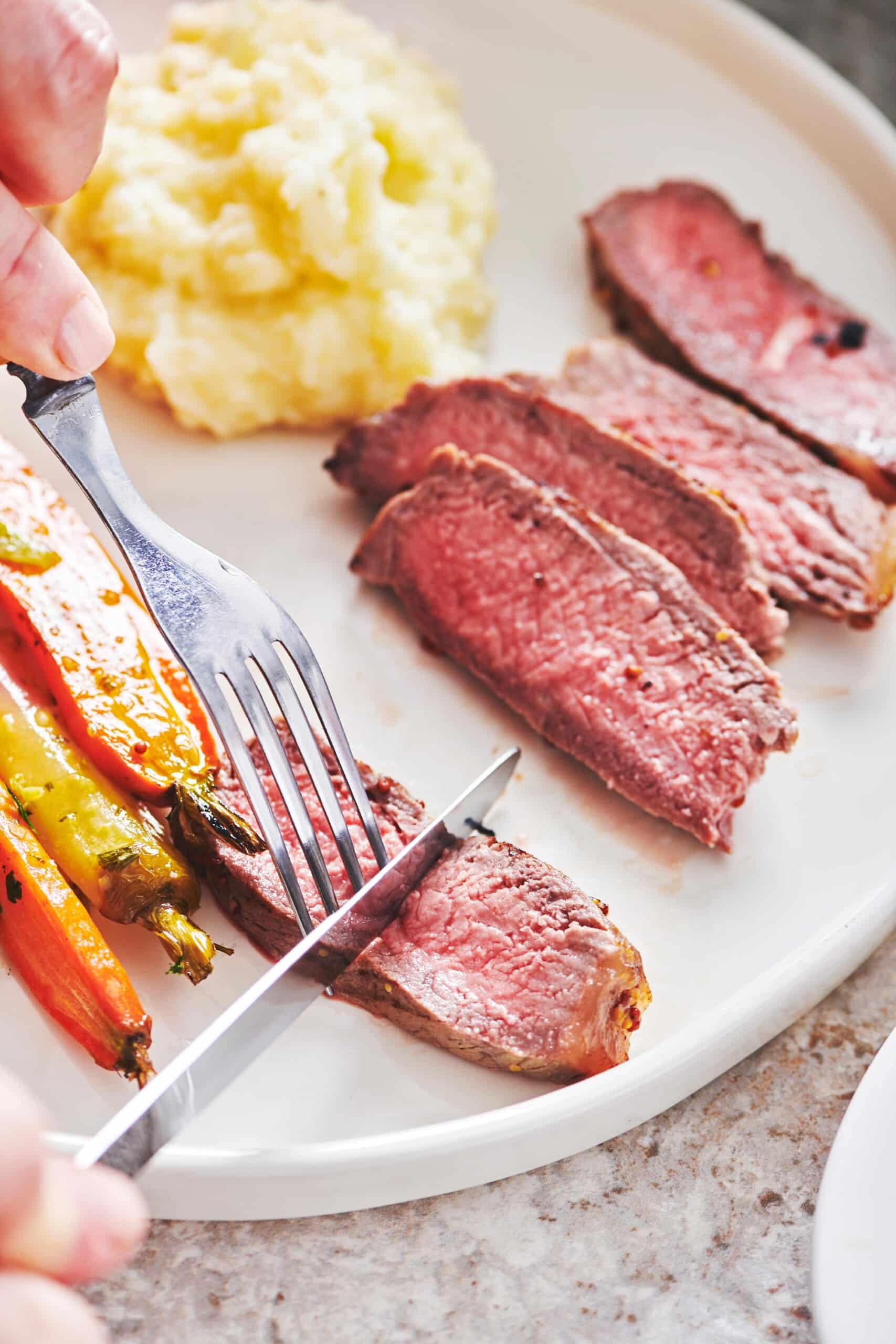 slicing Strip Steaks