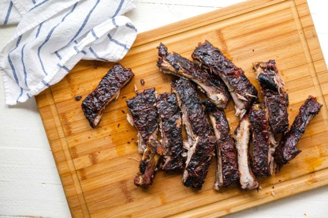 Oven Baked Cajun Sticky Ribs