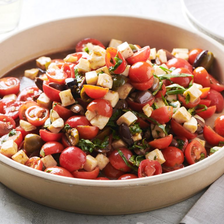 Tomato Mozzarella and Basil Salad
