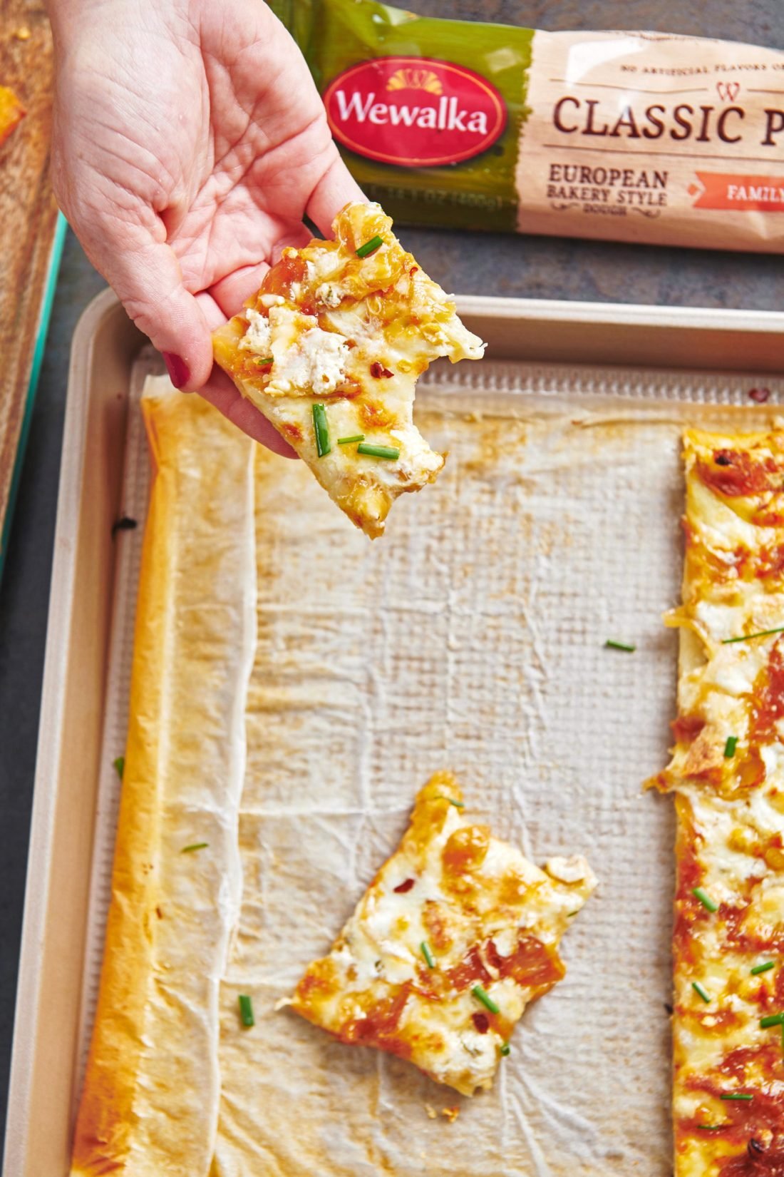 Four Cheese Pizza with Caramelized Onions