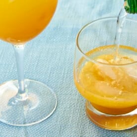 A Peach Cocktail and a Mocktail for Mixed Company / Mia / Katie Workman / themom100.com