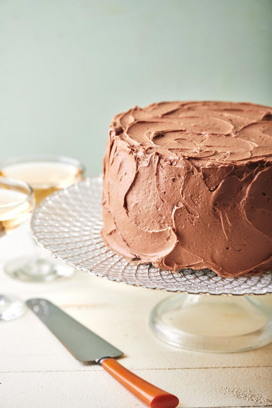 Devil's Food Cake with Chocolate Buttercream Frosting