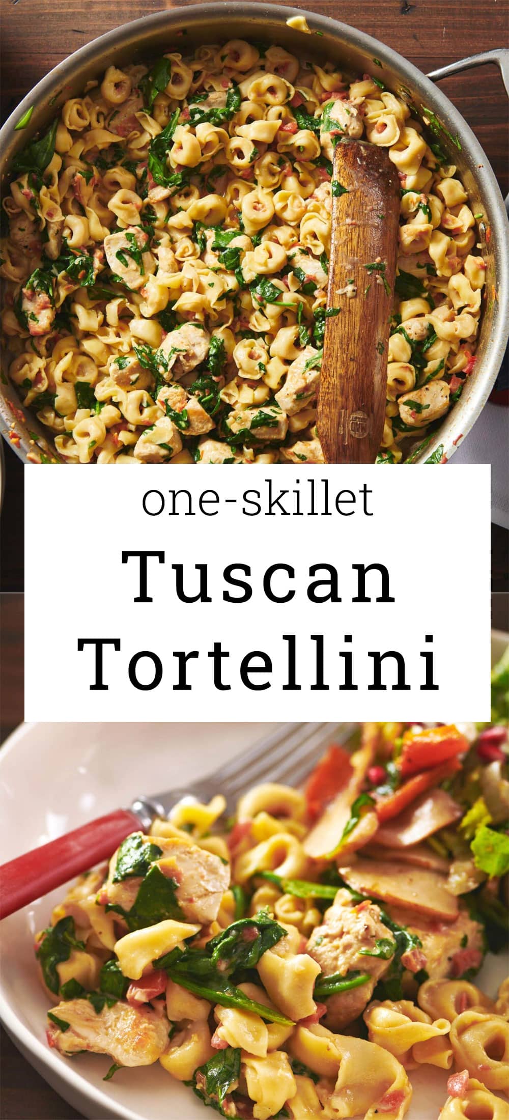 One-Skillet Tuscan Tortellini Recipe | Tuscan Pasta — The Mom 100