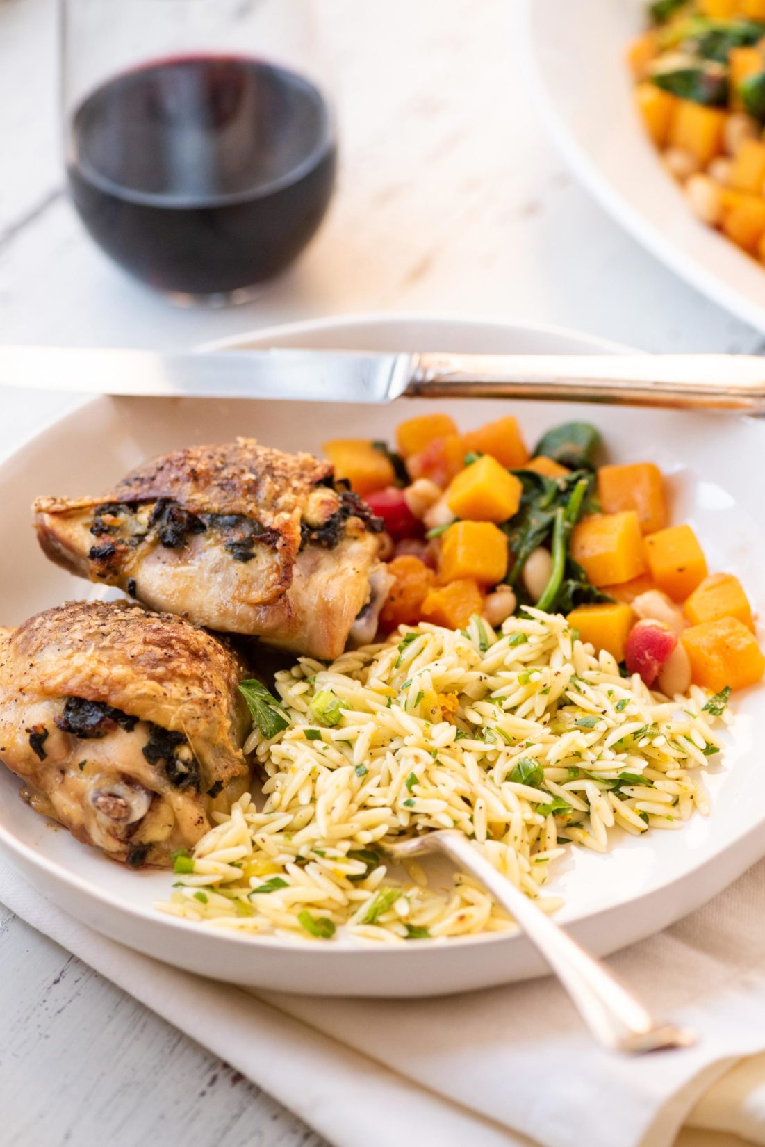 Spinach and Feta Stuffed Chicken Thighs Recipe — The Mom 100