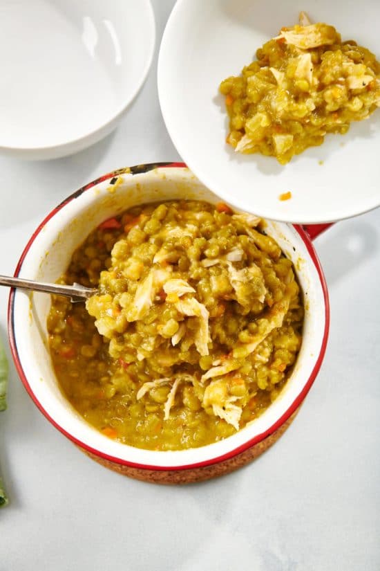 Leftover Turkey Split Pea Soup