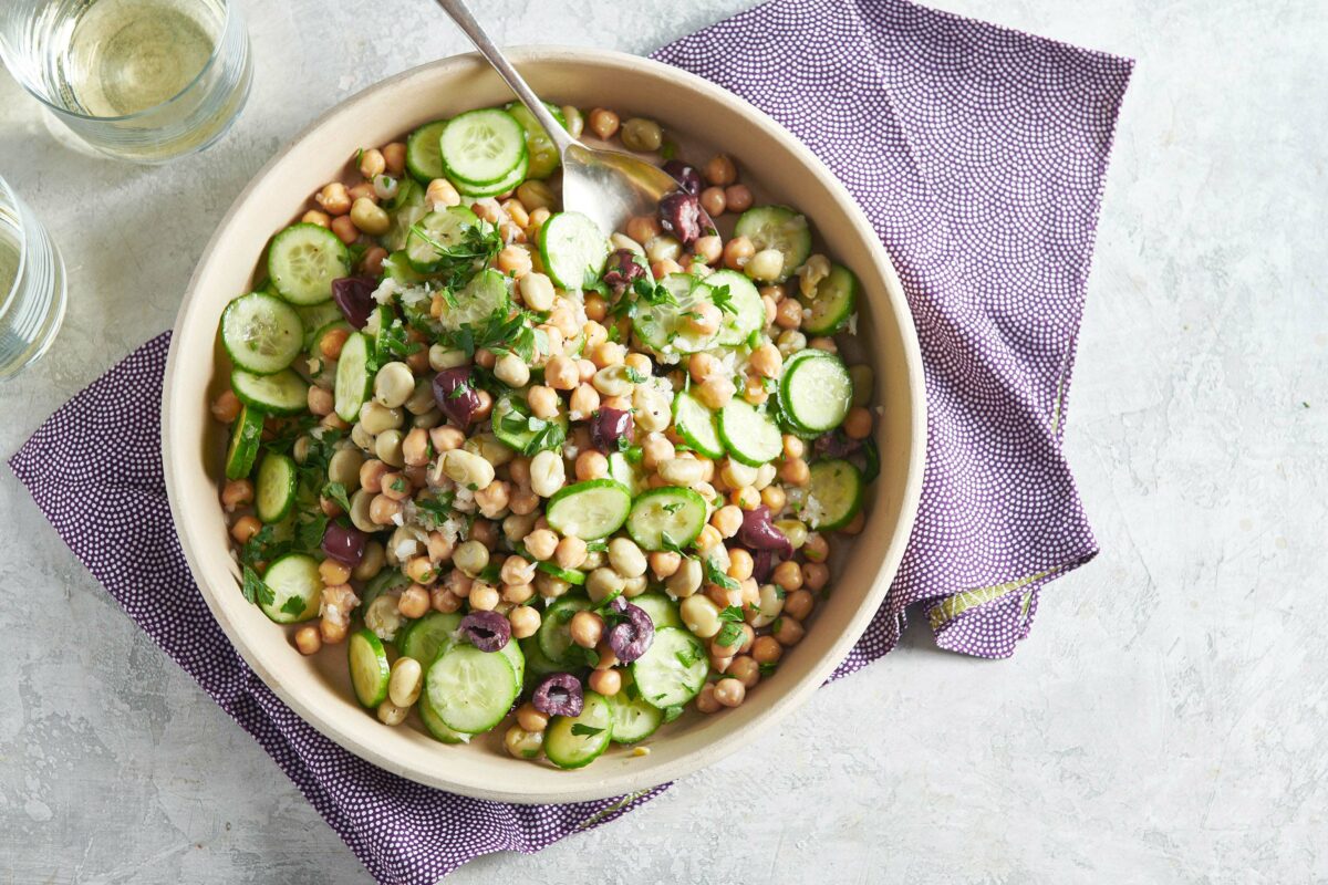 Chickpea and Fava Bean Salad