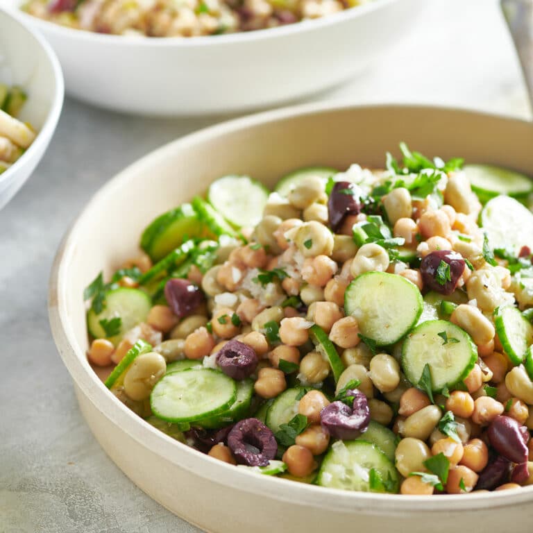 Chickpea and Fava Bean Salad