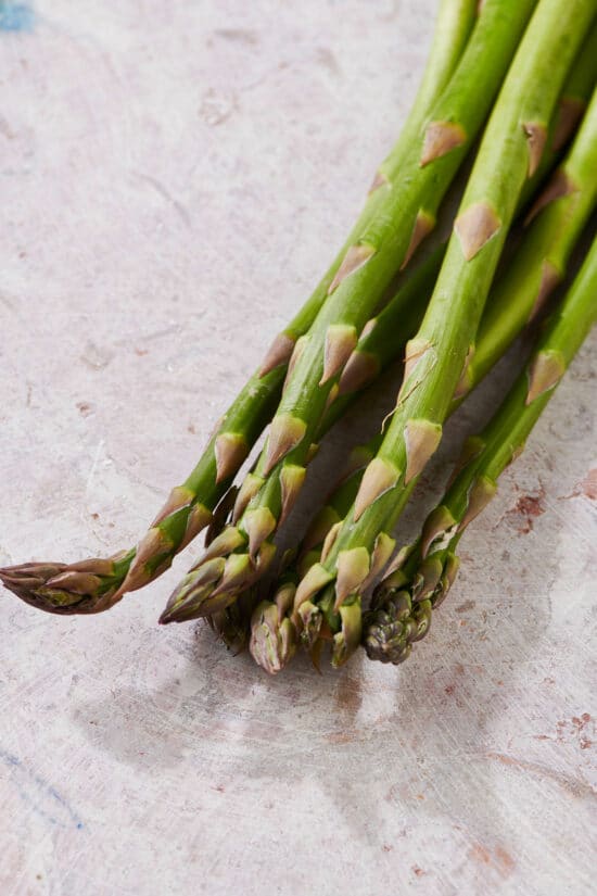 Fresh asparagus spears