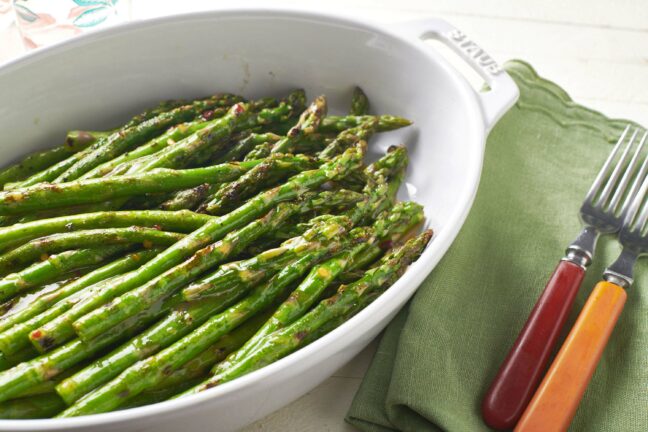 Grilled Asparagus with Vinaigrette