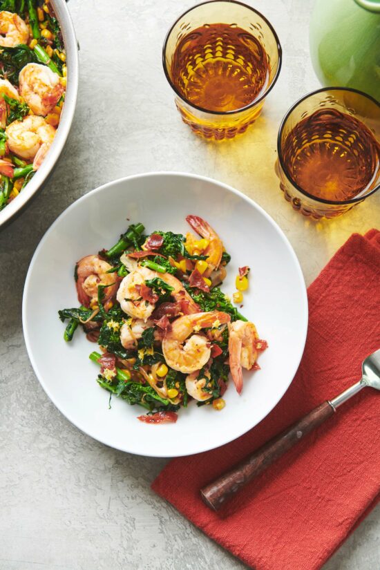 Sauteed Shrimp with Vegetables