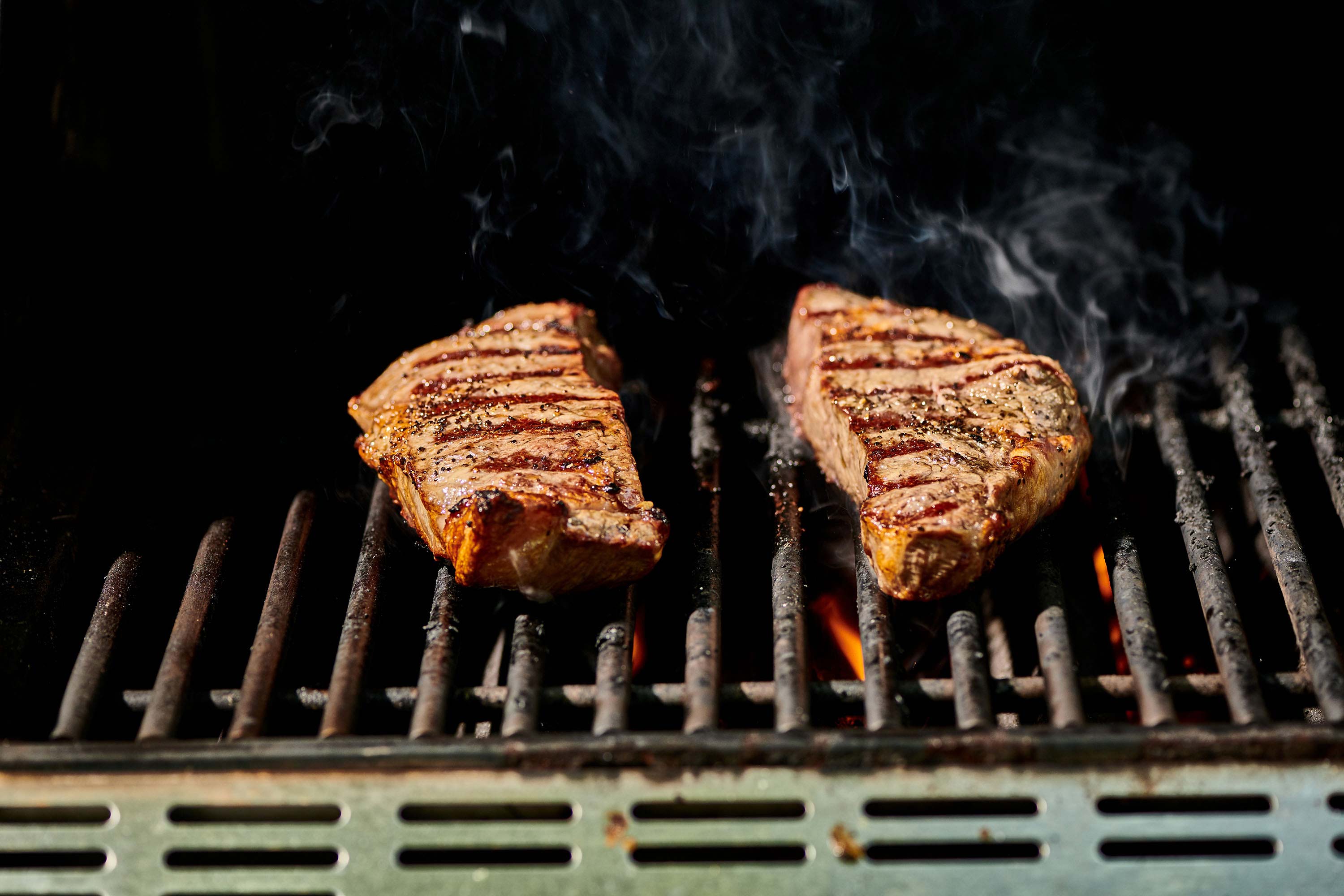 How To Grill Strip Steak On A Gas Grill • Food Folks and Fun