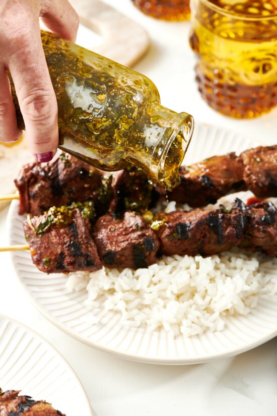 Moroccan-Inspired Lamb Kebabs