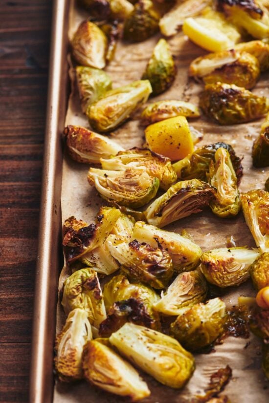 Roasted Lemon Brussels Sprouts