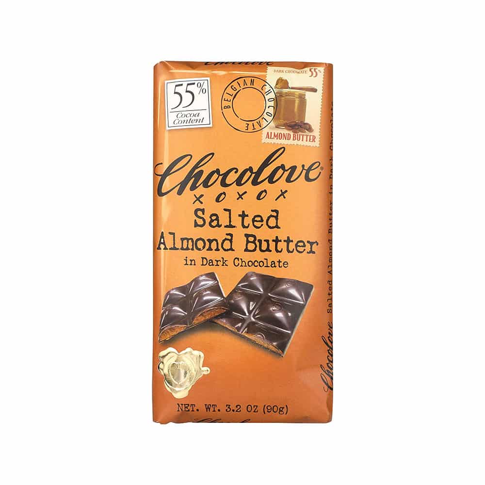 Chocolove Salted Almond Butter in Dark Chocolate