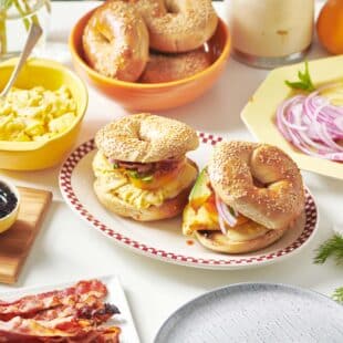 How to Set up a DIY Breakfast Sandwich Buffet