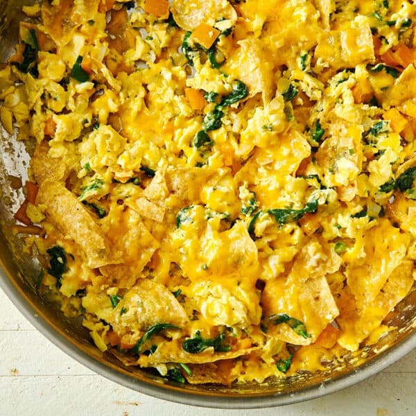 Skillet full of Migas.