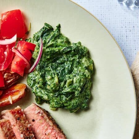 Easy Creamed Spinach
