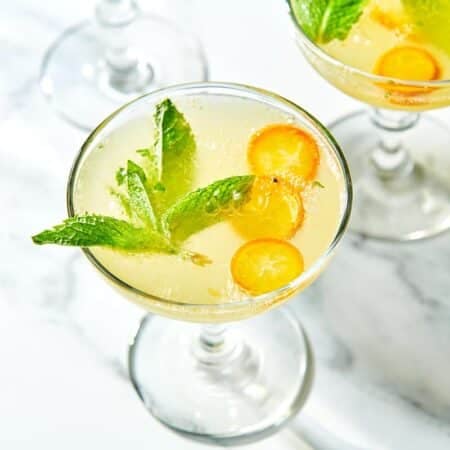 Kumquat Mint Cocktail