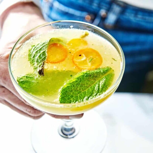 Kumquat Mint Cocktail