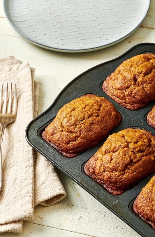 Mini Pumpkin Spice Loaves Recipe 