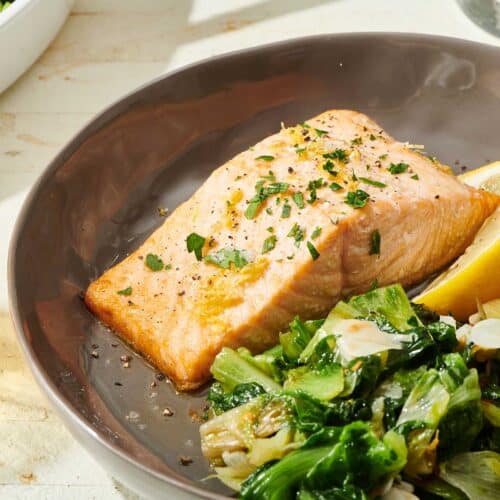 Salmon with Lemon Butter Sauce Recipe — The Mom 100