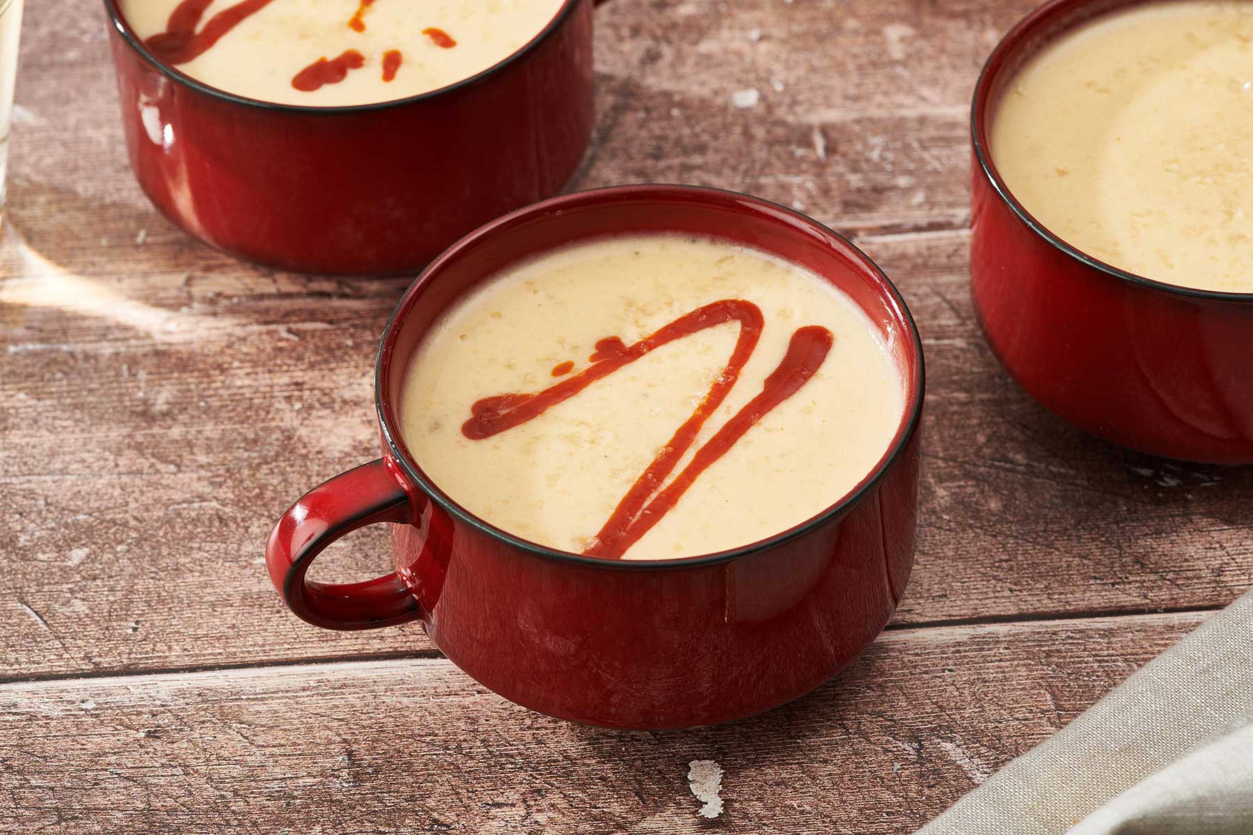 Cauliflower Cheese Soup [themom100.com]