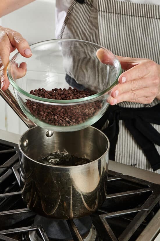 Creating a makeshift double boiler
