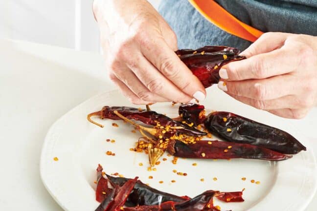 How to Toast Peppers for Harissa Sauce